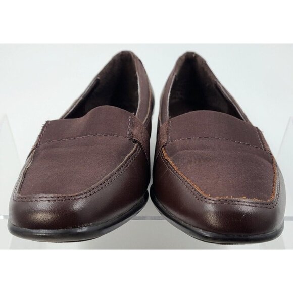 Liz Baker Slip-On Brown Leather Dress Shoes 1.5" Heel Height Women's Size 6.5 M - Picture 5 of 8